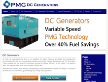Tablet Screenshot of dcdieselgenerator.com
